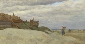 Der Strand von Dünkirchen, 1857